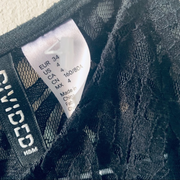 H&M Divided Black Lace Dress - Picture 4 of 5